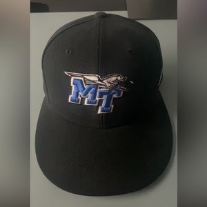Brand New Fitted MTSU Black Edition Hat